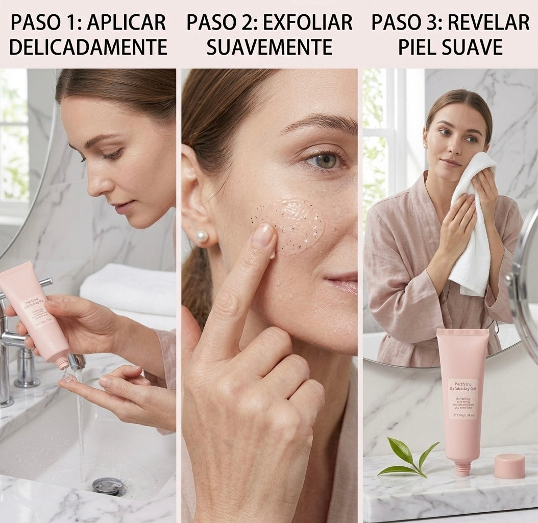 Gel exfoliante purificante para rostro y cuerpo